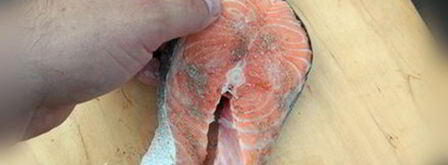 стейк из семги на углях. Шаг 3