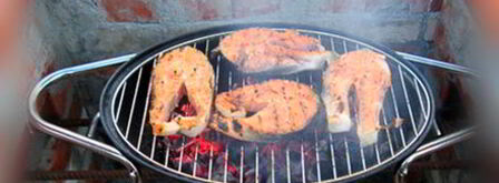 стейк из семги на углях. Шаг 8