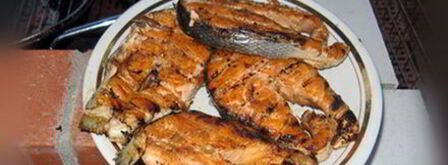 стейк из семги на углях. Шаг 11