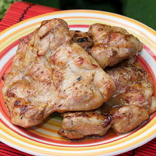 Рецепт стейка паргит в соево-медовом соусе