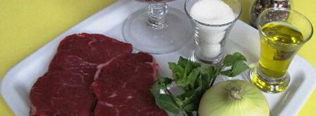 стейк с летним трио соусов для девочек. Шаг 3