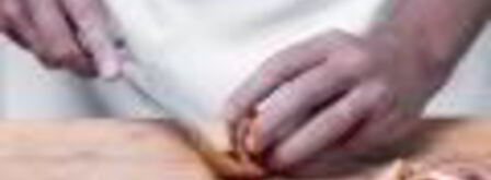 стейк с соусом и печеным картофелем. Шаг 3