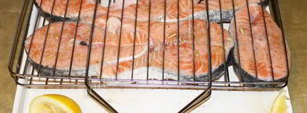 стейки из семги на углях. Шаг 4