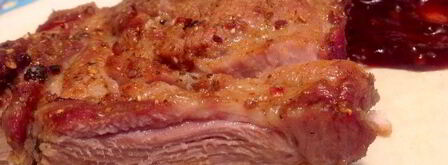 свиной стейк на решетке. Шаг 3