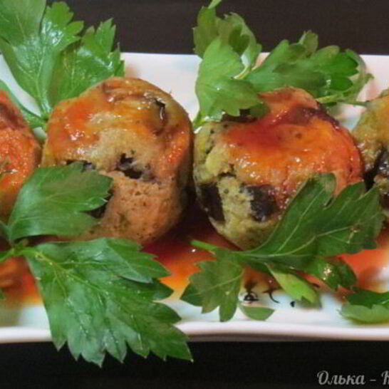Рецепт баклажанных тефтелек