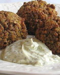 Постные гречневые тефтели с грибами