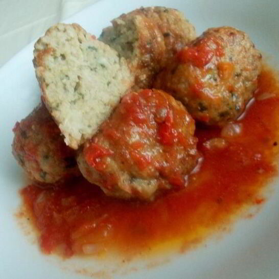 Рецепт рыбно-шпинатных тефтели