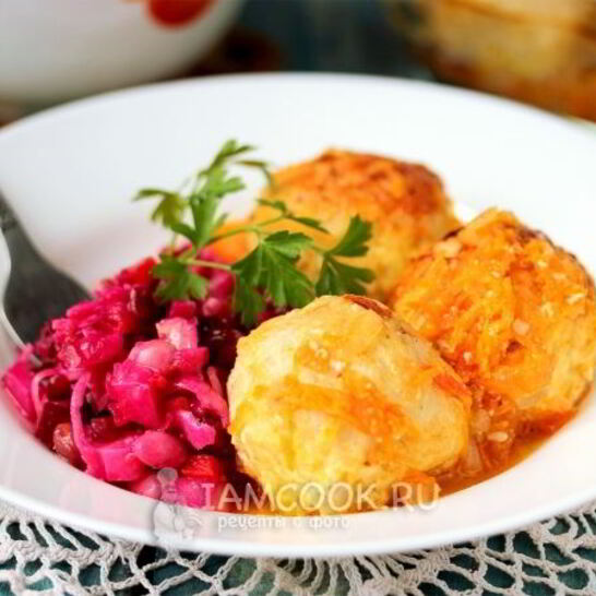 Рецепт тефтелей из куриного фарша с рисом в духовке