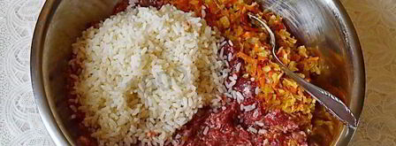 тефтели с капустой и рисом. Шаг 8