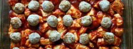 тефтели с картошкой в духовке. Шаг 3