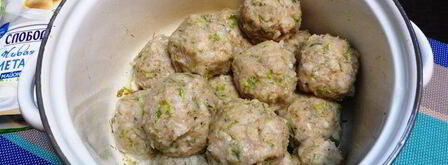 тефтели слободские в грибной подливе. Шаг 3