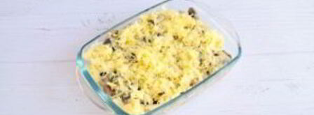 тефтели в грибном соусе под сыром. Шаг 10