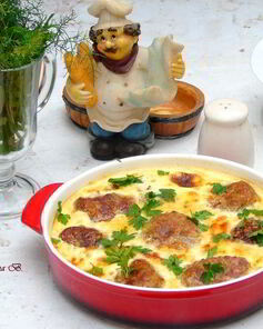 Тефтели в сырно-сливочном соусе