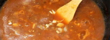 тефтельки, запеченные в баклажанном соусе. Шаг 4