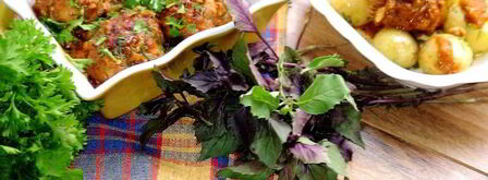 тефтельки, запеченные в баклажанном соусе. Шаг 8