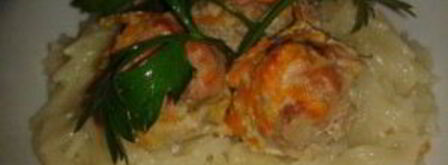 запеченные тефтельки в сметанном соусе. Шаг 9