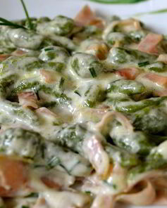 Тирольские клецки со шпинатом