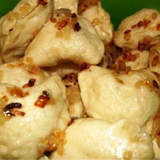 Рецепт дрожжевых вареников на пару