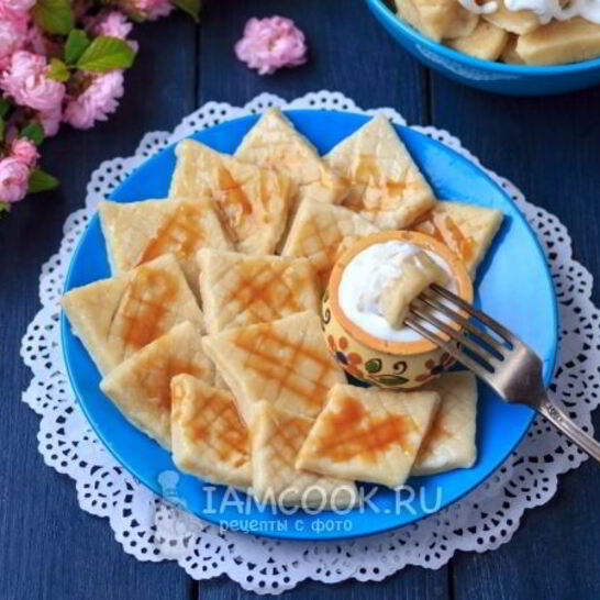 Рецепт ленивых вареников с бананом