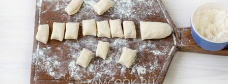 ленивые вареники с бананом. Шаг 11