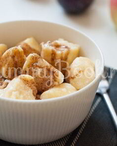 Ленивые вареники с кукурузной мукой