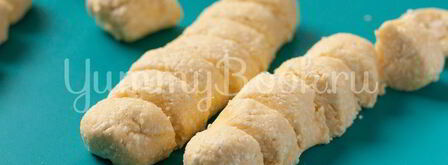 ленивые вареники с кукурузной мукой. Шаг 5