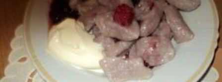 вареники ленивые с ягодами. Шаг 6