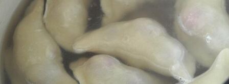 вареники постные с вишней из заварного теста. Шаг 6