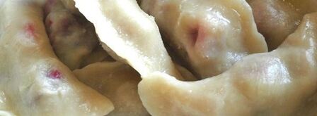 вареники постные с вишней из заварного теста. Шаг 7