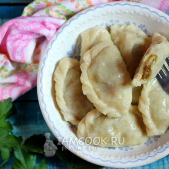 Рецепт вареников с картофелем и говядиной