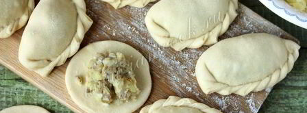 вареники с картофелем и говядиной. Шаг 8