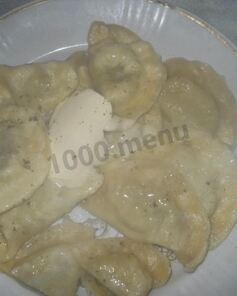 Вареники с печенью и картошкой