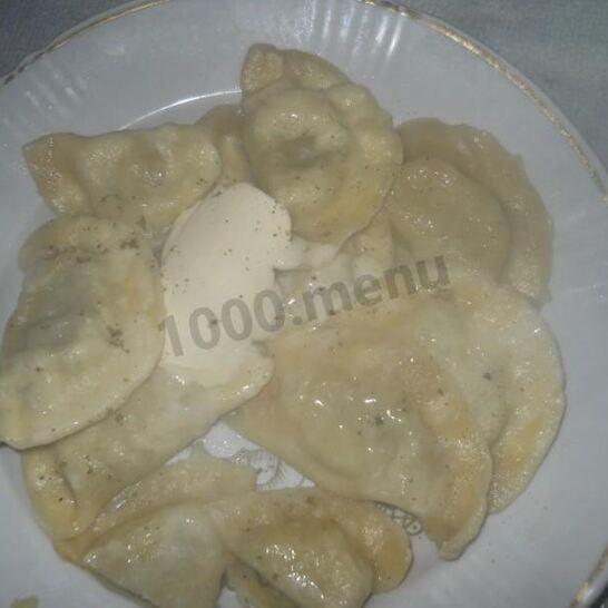 Рецепт вареников с печенью и картошкой