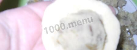 вареники с печенью и картошкой. Шаг 11