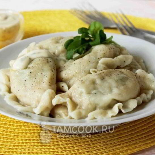 Рецепт вареников с сырой картошкой