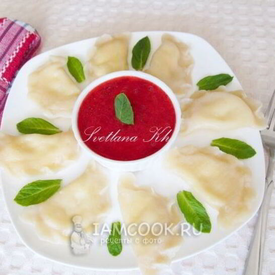 Рецепт вареников с творогом на кефире