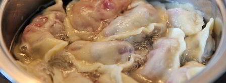 вареники с вишней. Шаг 8