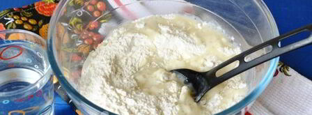 заварное тесто для вареников с творогом. Шаг 7