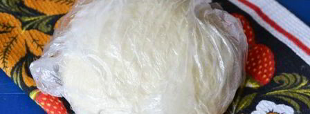 заварное тесто для вареников с творогом. Шаг 12