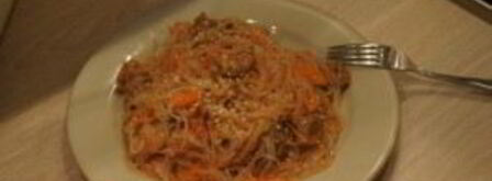 японская лапша со свининой. Шаг 7