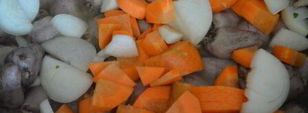 острое жаркое с куриными сердечками и картофелем. Шаг 4