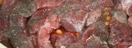 сытное жаркое с говядиной и фасолью. Шаг 3