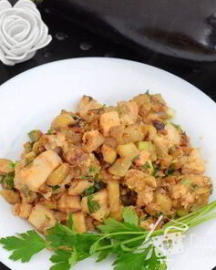 Жаркое из баклажанов и курицы