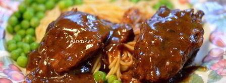 жаркое из говядины с кофейным соусом. Шаг 5