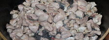 жаркое из куриных потрошков. Шаг 3