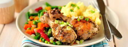 жаркое из курицы с горчицей, лимоном и розмарином. Шаг 6