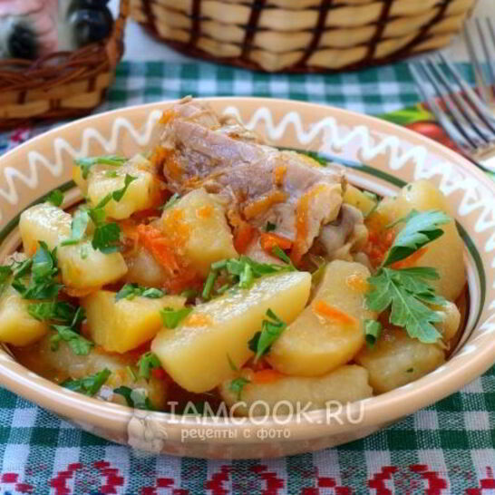 Рецепт жаркого из курицы