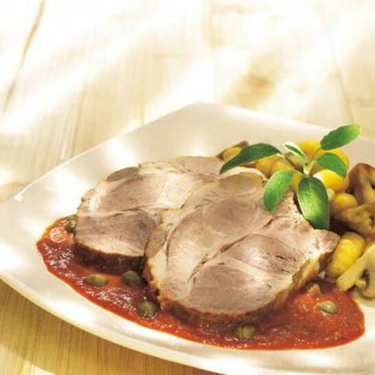 Рецепт жаркого из свинины с шампиньонами и ньокки