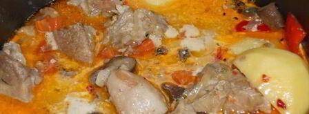 жаркое с грибами в мультиварке. Шаг 7