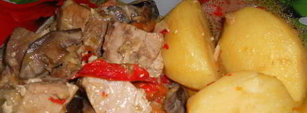 жаркое с грибами в мультиварке. Шаг 8